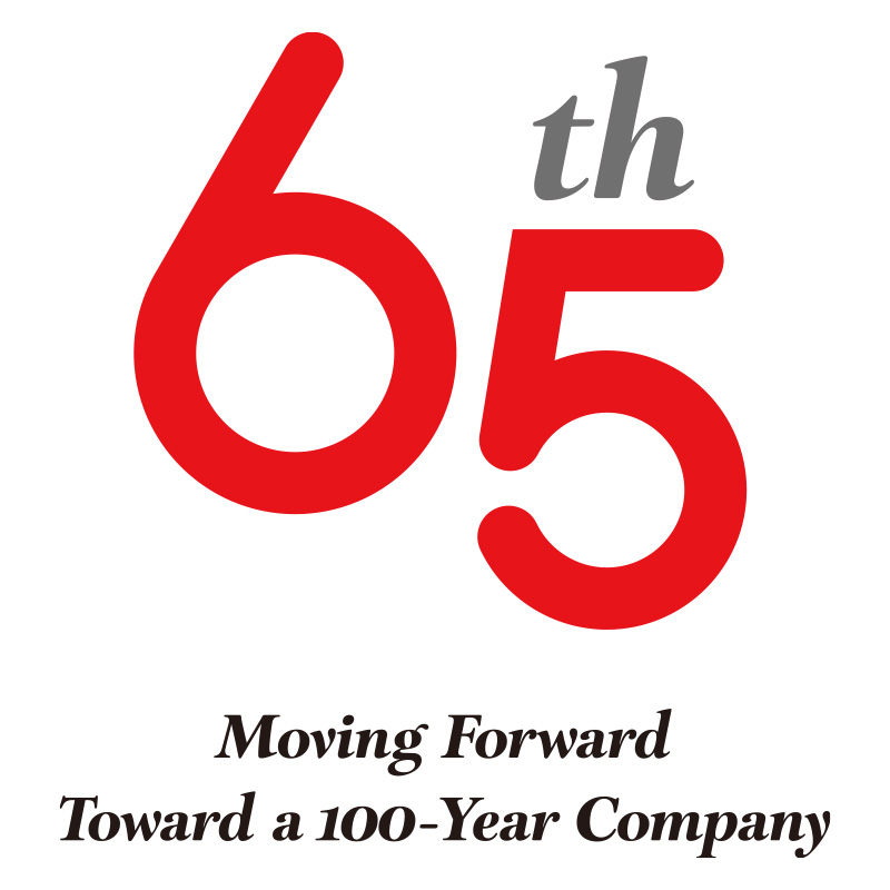 ムトウ65周年ロゴ